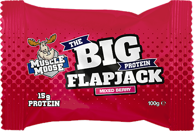 Muscle Moose Big Protein Flapjack Mixed Berry (12 x 100 g)