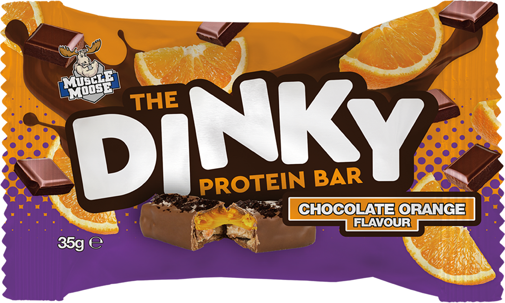 Muscle Moose The Dinky Protein Bar Chocolat Orange (12 x 35 g)