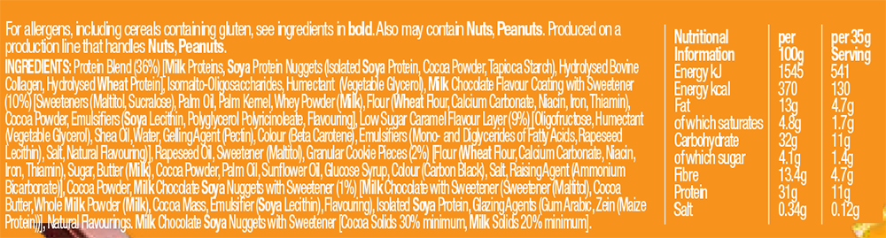 Muscle Moose The Dinky Protein Bar Chocolat Orange (12 x 35 g)