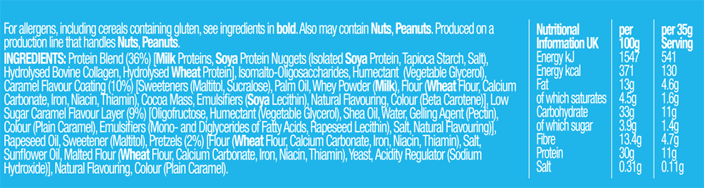 Muscle Moose The Dinky Protein Bar Salted Caramel Pretzel (12 x 35 g)