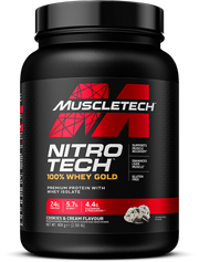 MuscleTech Nitro Tech 100% Whey Gold Cookies and Cream (908 g)