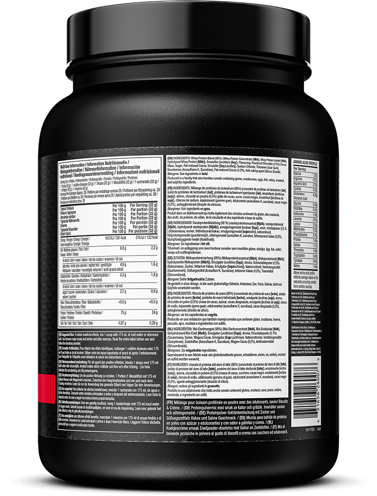 MuscleTech Nitro Tech 100% Whey Gold Cookies and Cream (908 g)