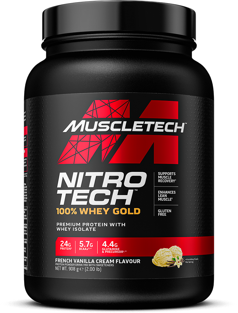 MuscleTech Nitro Tech 100% Whey Gold French Vanilla Cream (908 g)