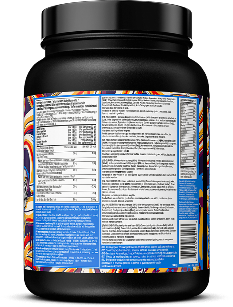 MuscleTech Nitro Tech 100% Whey Gold Caramel salé (908 g)