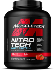 MuscleTech Nitro Tech Whey Protein Fraise (1800 g)