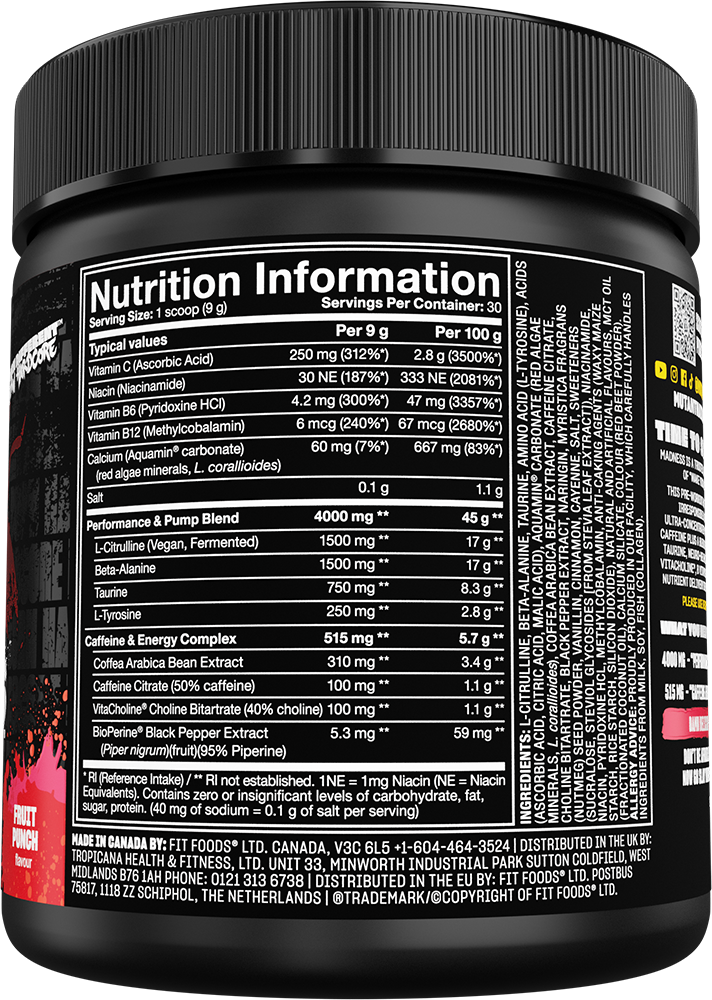 Mutant Madness Fruit Punch (225 g)