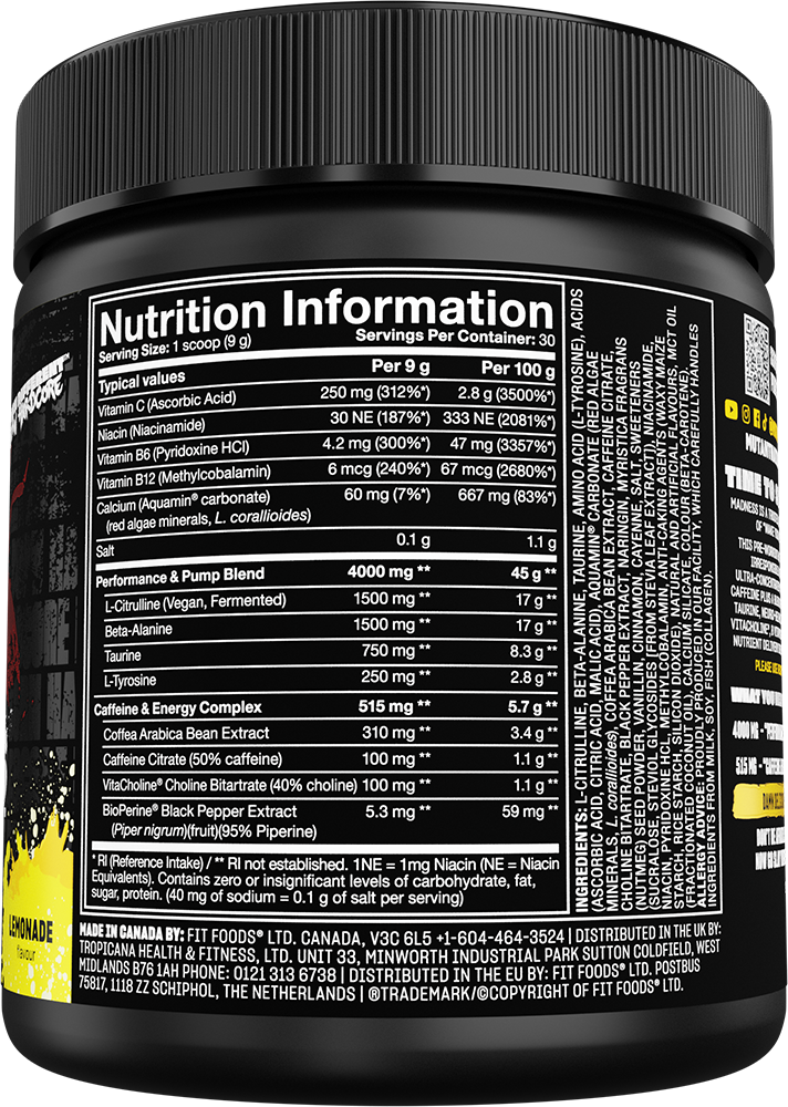 Mutant Madness Roadside Lemonade (225 g)