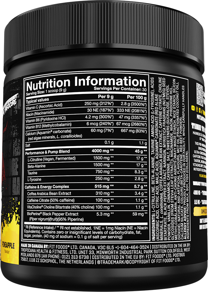 Mutant Madness Ananas Fruit de la passion (225 g)
