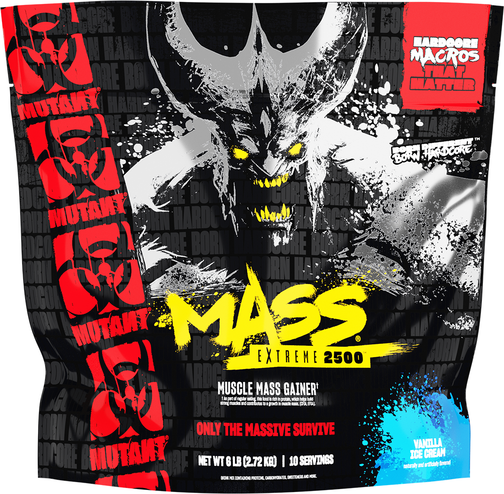 Mutant Mass Extreme 2500 Crème glacée à la vanille (2720 g)