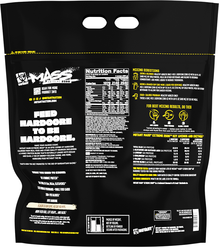 Mutant Mass Extreme 2500 Cookies & Cream (5450 g)