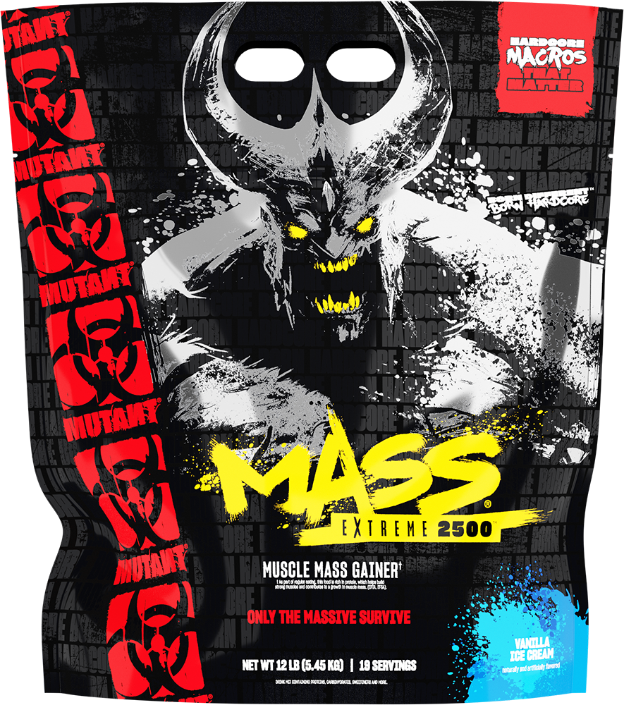 Mutant Mass Extreme 2500 Crème glacée à la vanille (5450 g)