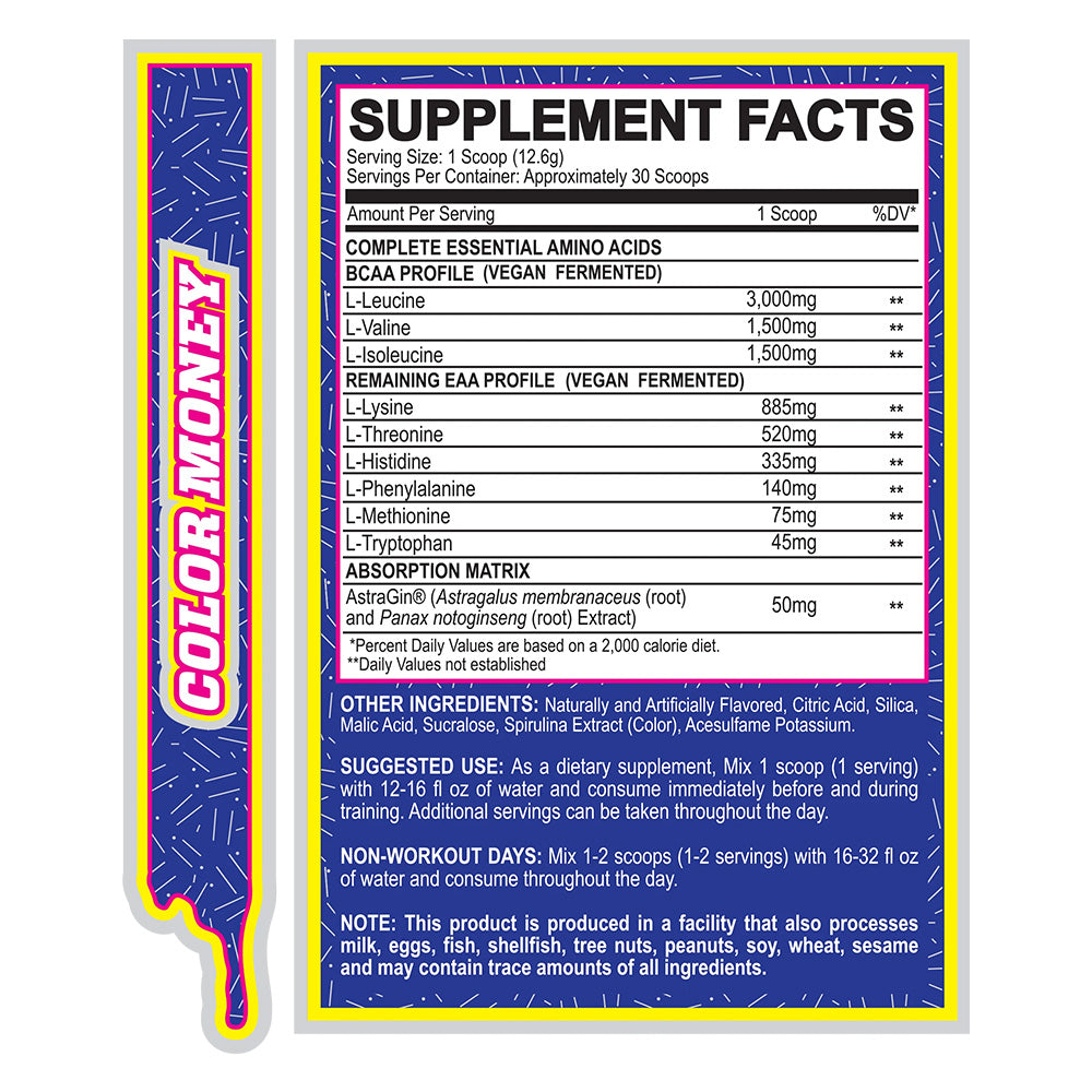 MyoBlox 24/7 Aminos Color Money (30 doses)