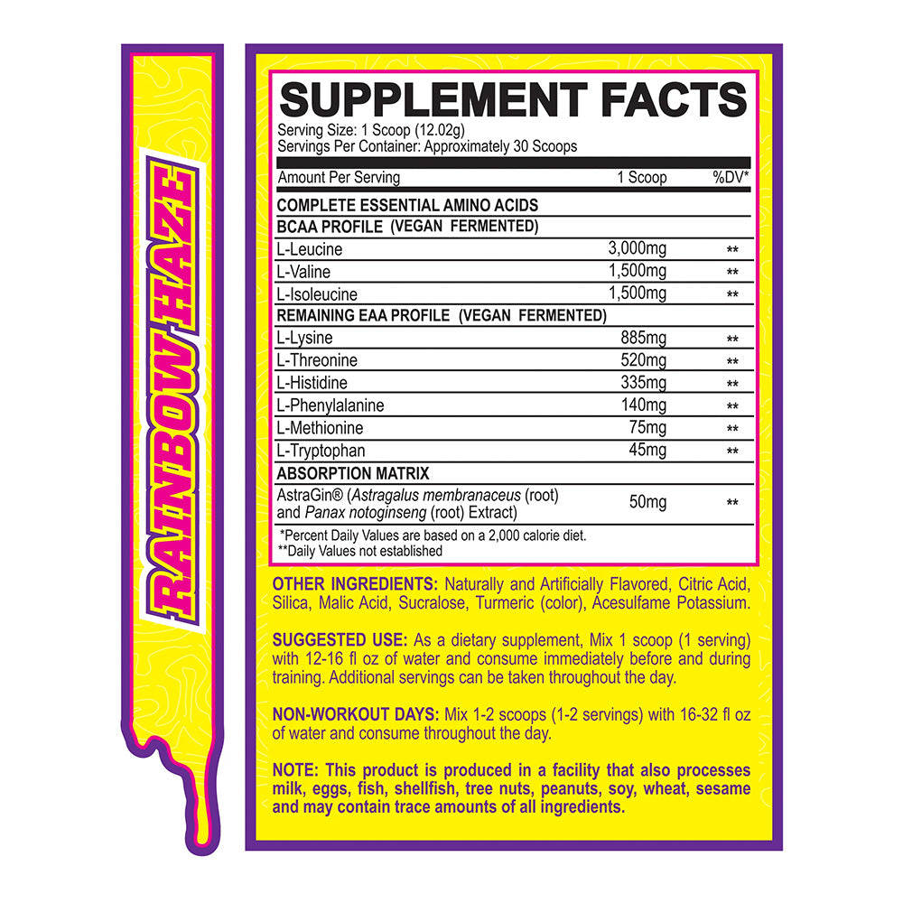 MyoBlox 24/7 Aminos Rainbow Haze (30 doses)