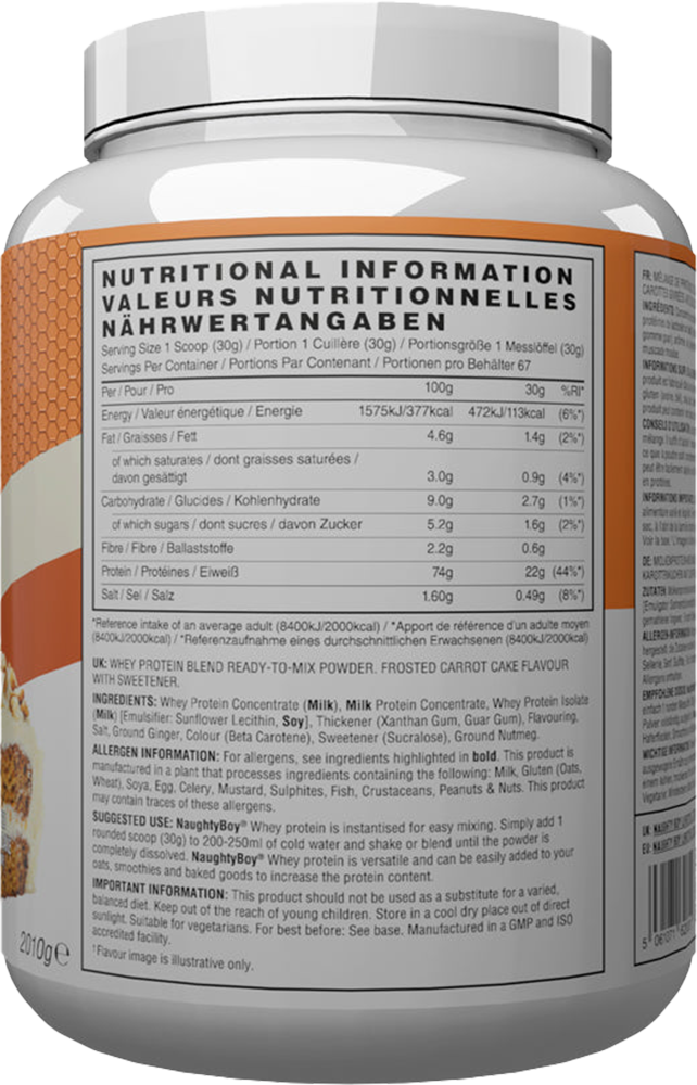 Naughty Boy Advanced Whey Protein