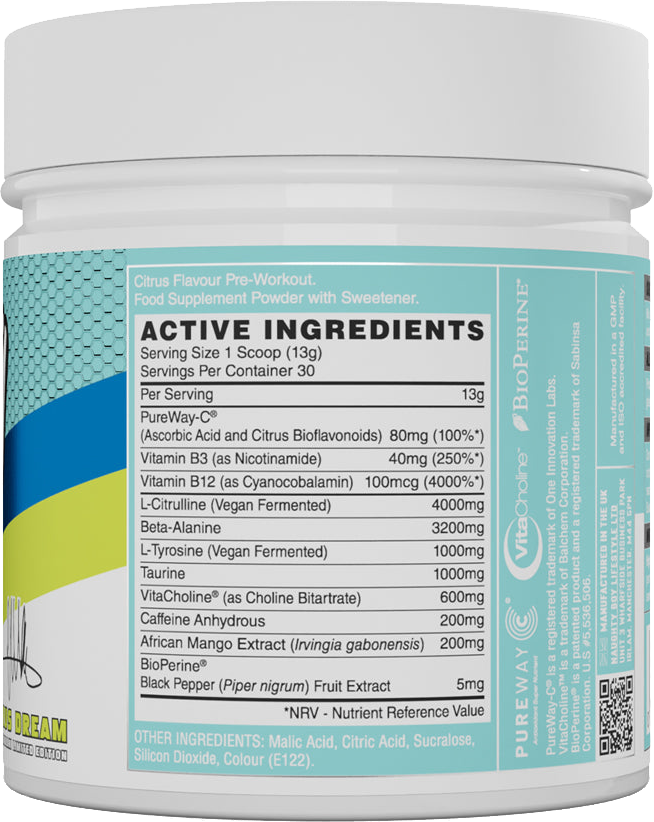 Naughty Boy Energy Pre-Workout Citrus Dream (390 g)