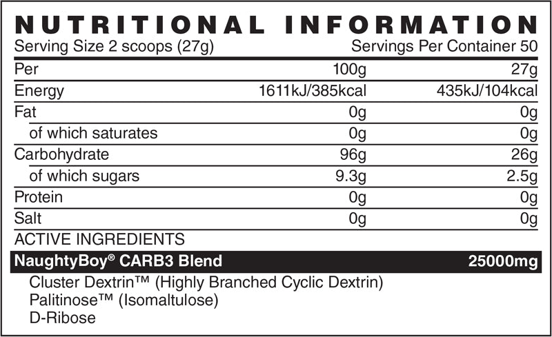 Naughty Boy Winter Soldier CARB3 Fraise Melon (1350 g)
