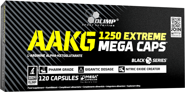 Olimp AAKG 1250 Extreme Mega Caps (120 gélules)