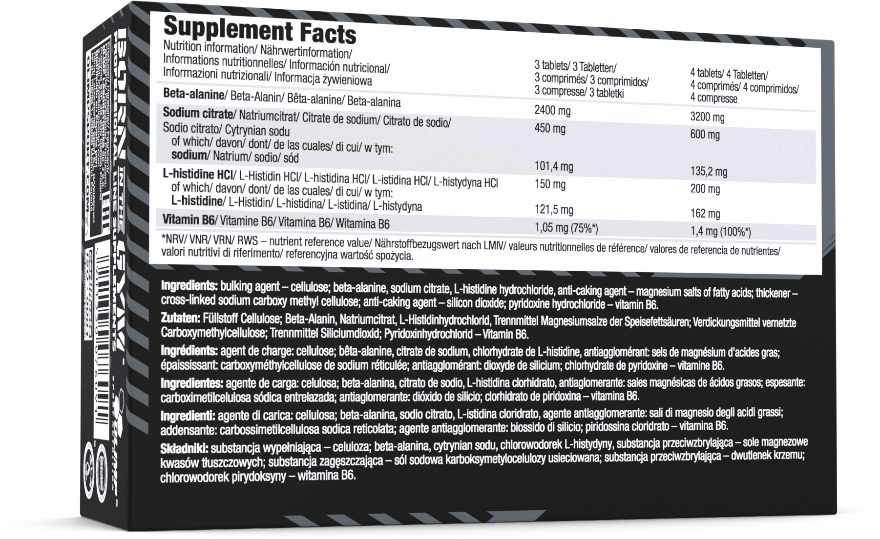 Olimp Beta-Alanine Carno Rush Mega Tabs (80 comprimés)