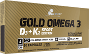 Olimp Gold Omega-3 D3+K2 Sport Edition (60 gélules)