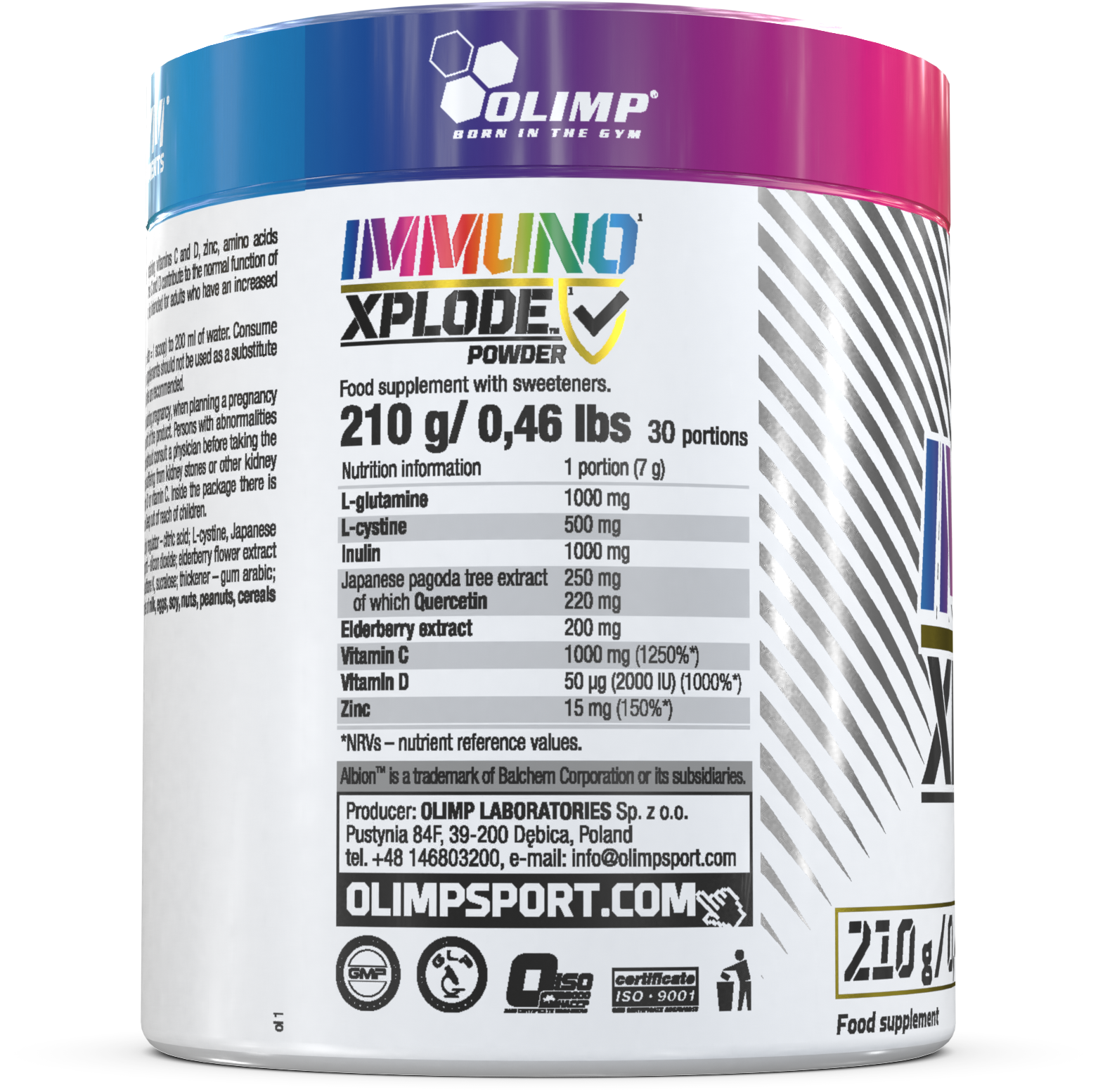 Olimp Immuno Xplode Powder Citrus Lemonade (210 g)