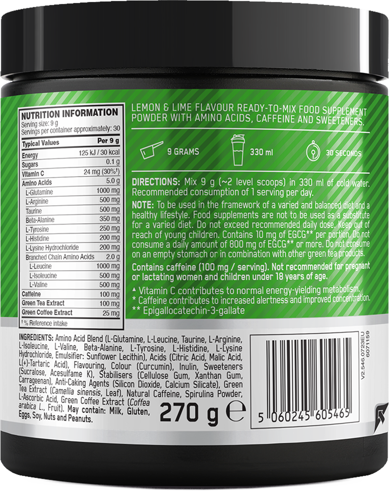 Amino Energy Citron Citron vert (270 g)