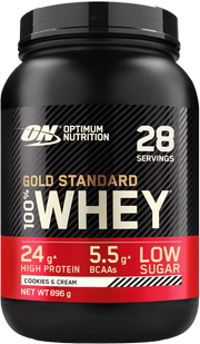 Optimum Nutrition Gold Standard 100% Whey Cookies & Cream (896 g)