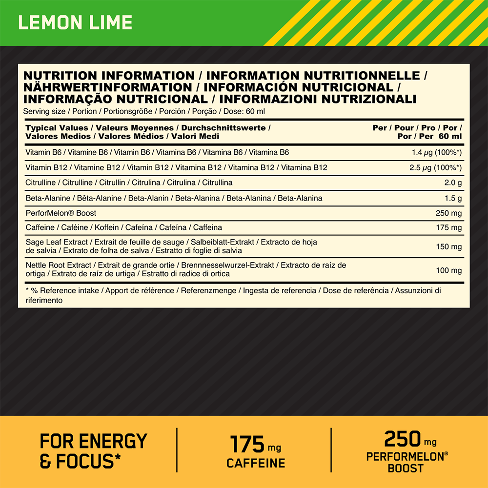 Optimum Nutrition Gold Standard Pre-workout Shot