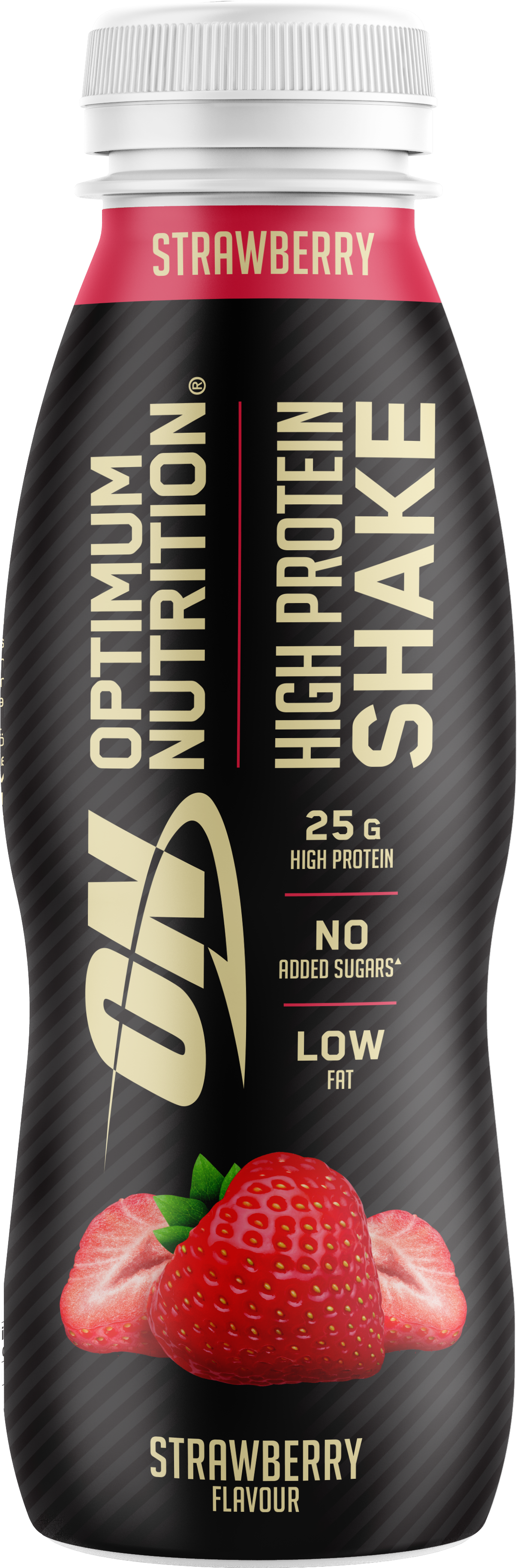 Optimum Nutrition High Protein Shake Fraise (12 x 330 ml)