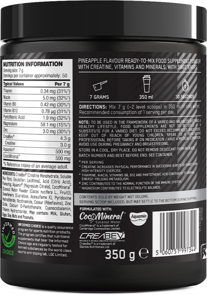 Optimum Nutrition Platinum Creatine Plus Ananas (350 g)