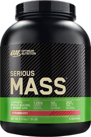 Optimum Nutrition Serious Mass Fraise (2724 g)