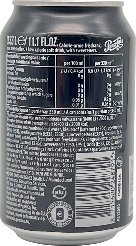 Pepsi Max Original (24 x 330 ml)