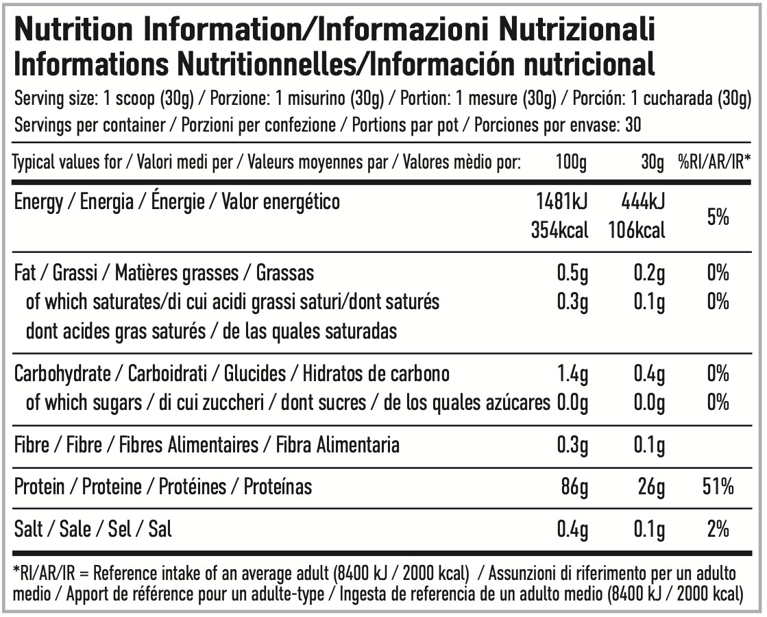 PER4M Isolate Zero Caramel salé (2000 g)