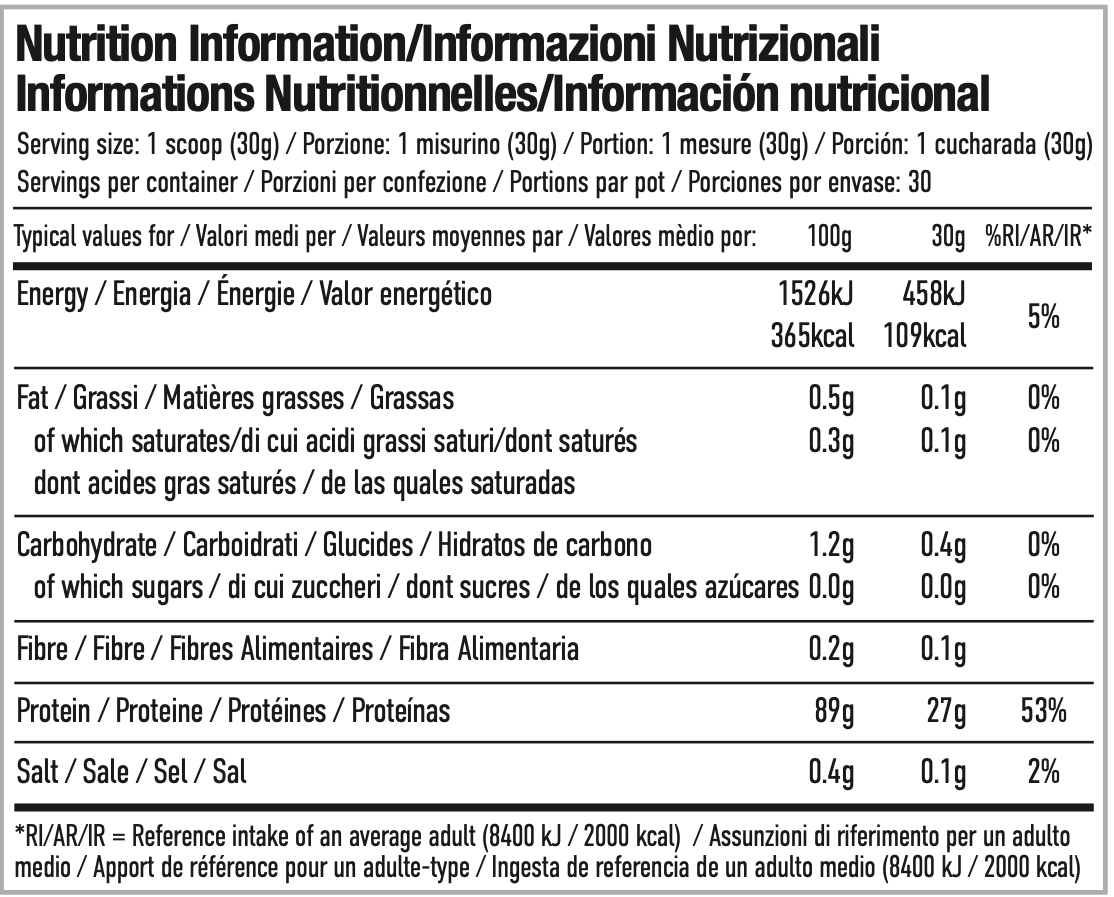 PER4M Isolate Zero Vanilla Creme (900 g)