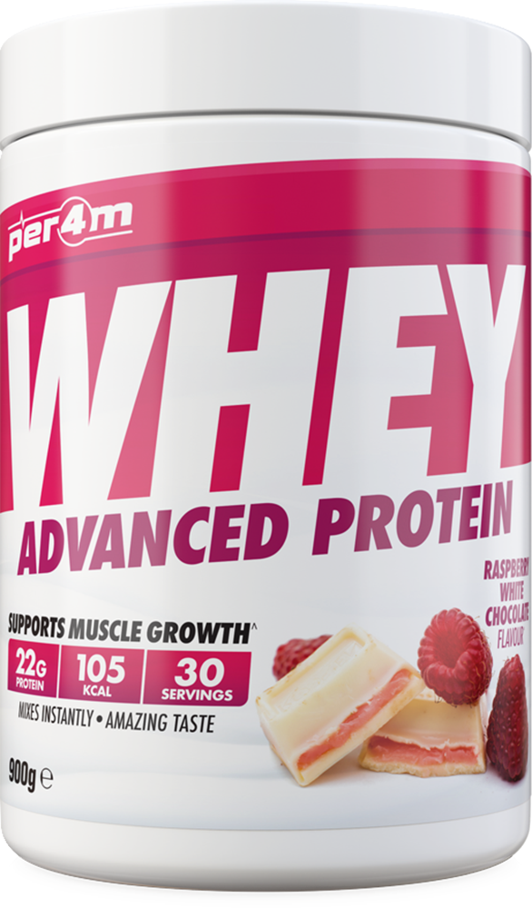 PER4M Whey Protein Framboise & Chocolat blanc (900 g)