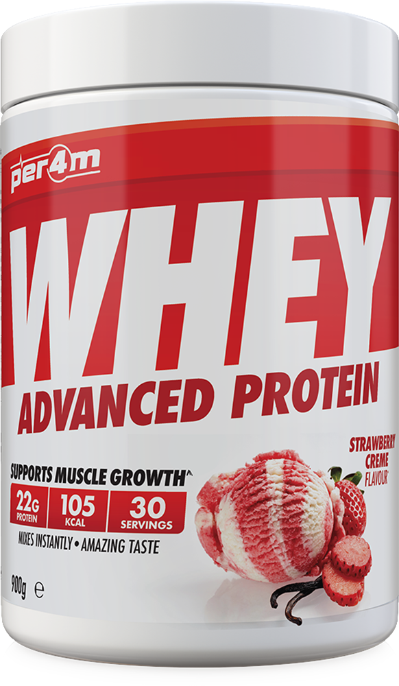 PER4M Whey Protein Strawberry Creme (900 g)