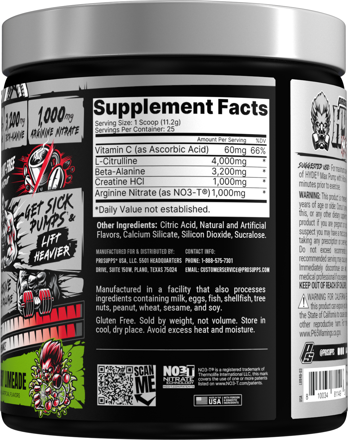 ProSupps HYDE Max Pump Fruit Punch (280 g)