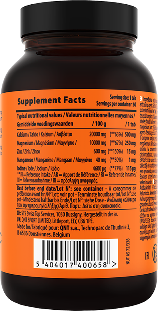 QNT Calcium-Mag & Zinc (60 tabs)