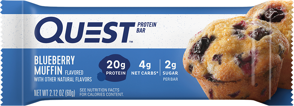 Quest Bar Muffin à la myrtille (12 x 60 g)