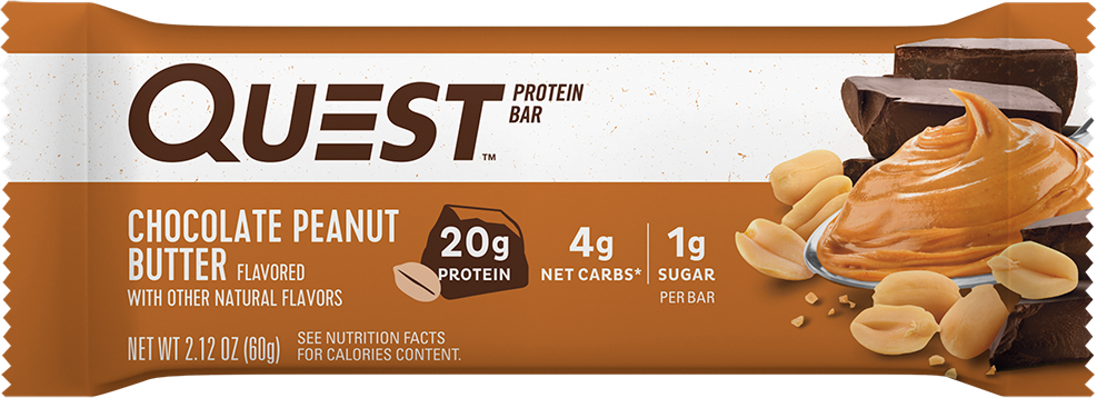 Quest Bar Chocolat Beurre de Cacahuète (12 x 60 g)