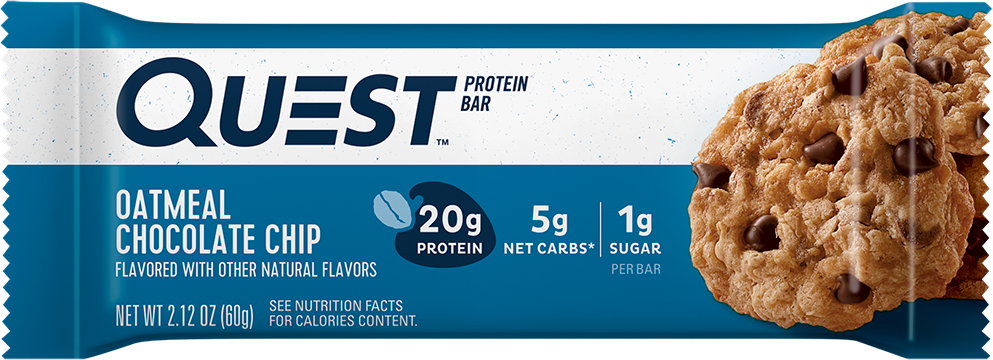 Quest Bar Avoine Pépites de chocolat (12 x 60 g)