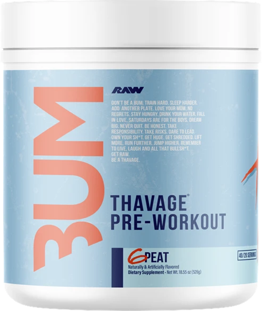 RAW CBUM Thavage Pre-workout