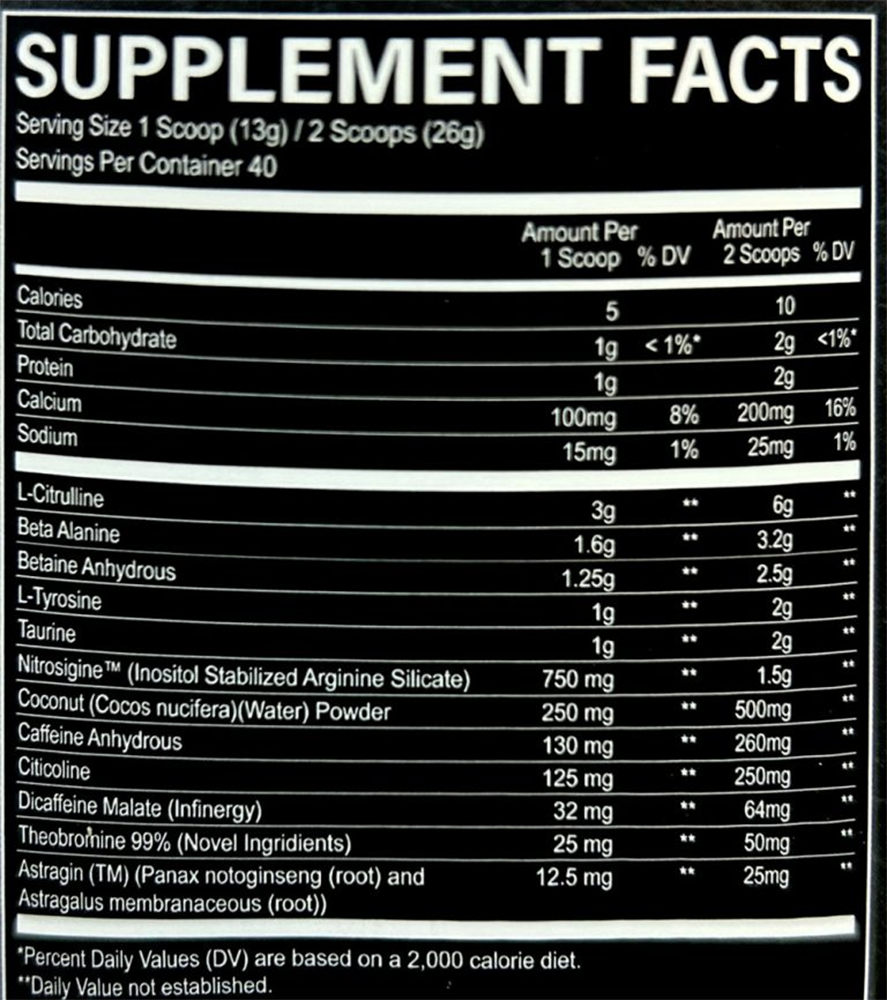 RAW CBUM Thavage Pre-workout Christophers Secret Stuff (520 g)
