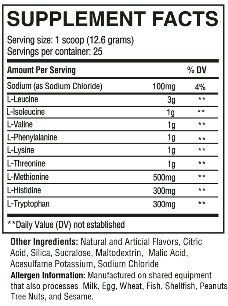 RAW EAA Island Slushie (315 g)
