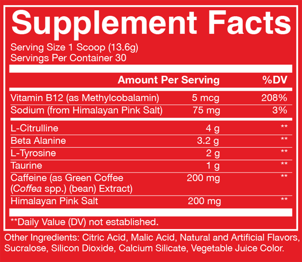 RAW Essential Pre Fruit Burst (405 g)