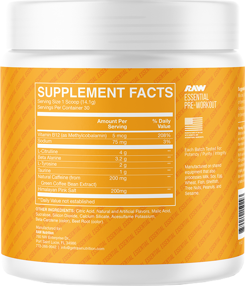 RAW Essential Pre Pastèque (405 g)