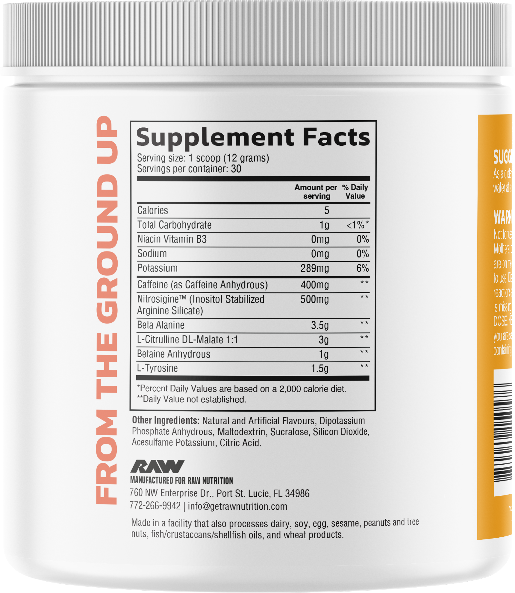 RAW Pre Extreme Tropical Paradise (360 g)