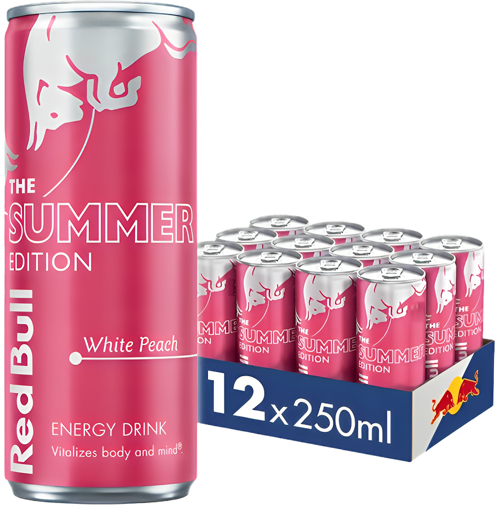 Red Bull Summer Edition White Peach (12 x 250 ml)