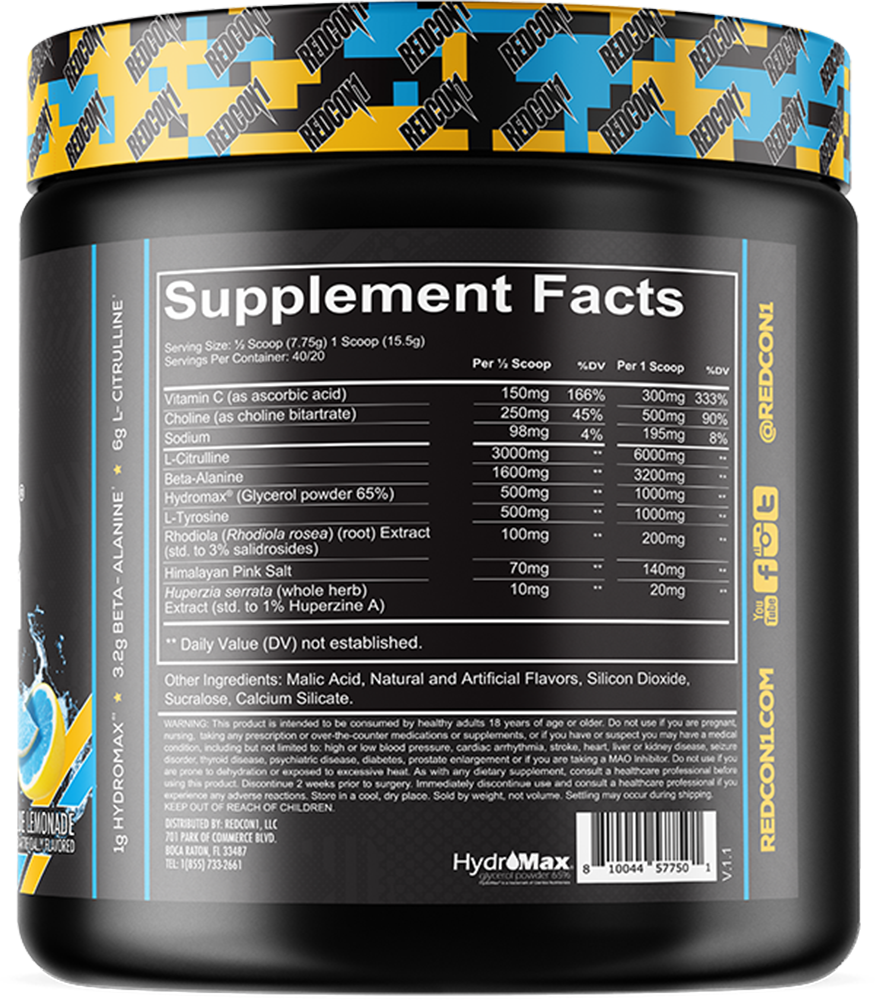 Total War Pump Blue Lemonade (20 doses)