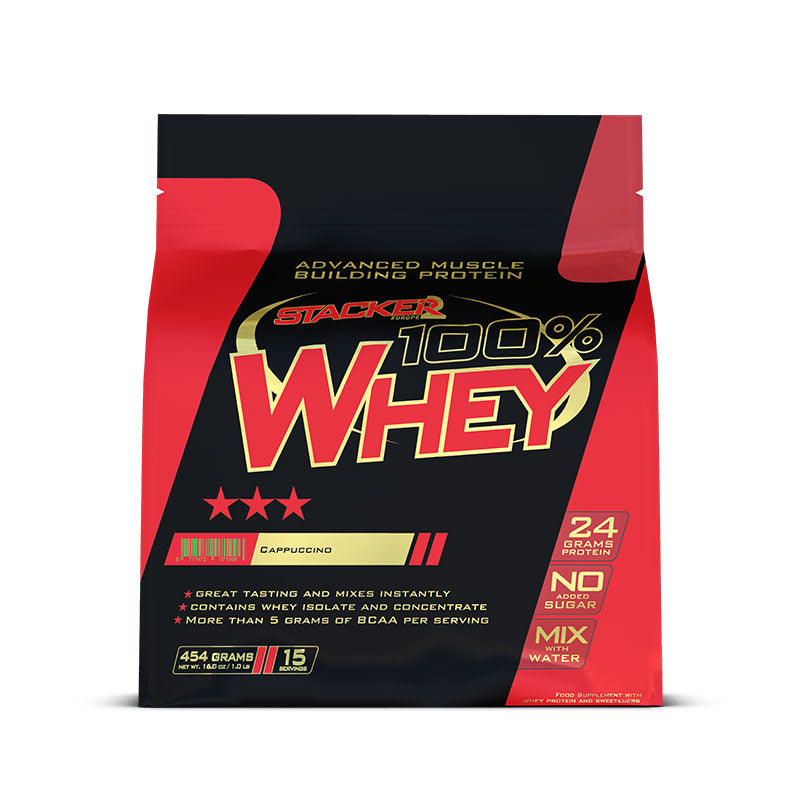 Stacker2 100% Whey Cappuccino (454 g)