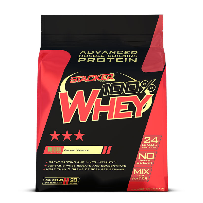 Stacker2 100% Whey Creamy Vanilla (908 g)